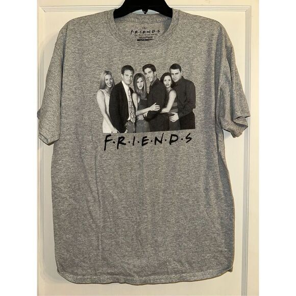 Friends The TV Series Gray Graphic T-Shirt Size Large L - Picture 1 of 3
